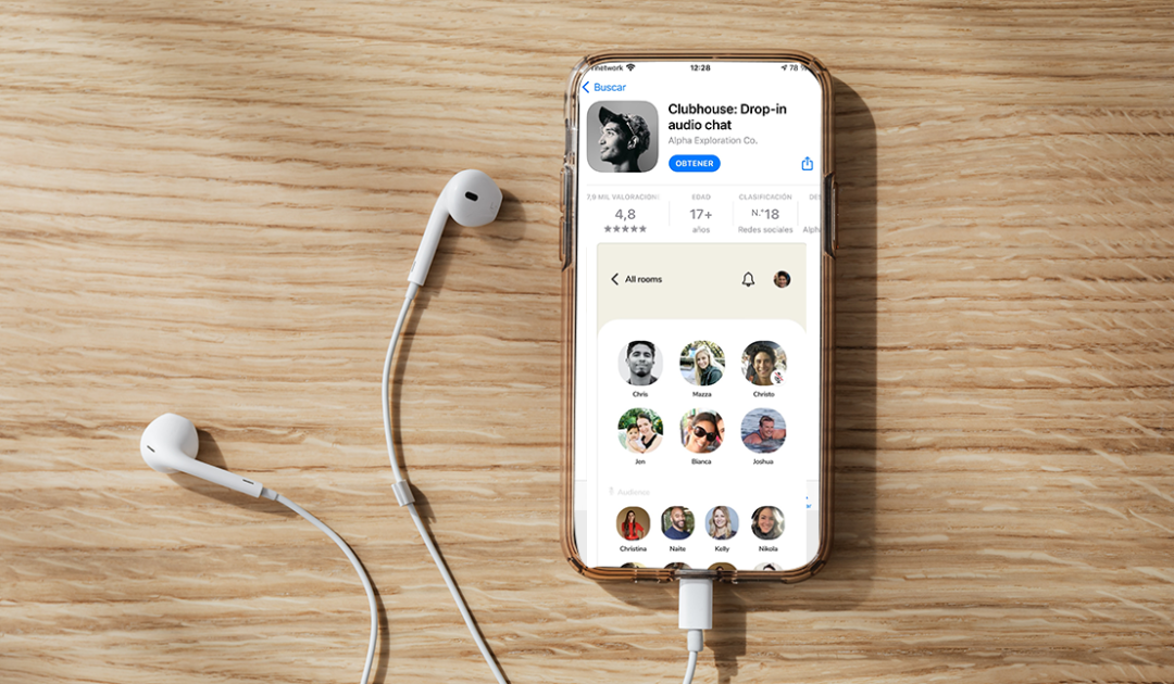 Clubhouse red social